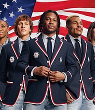 "Team USA uniforms celebrate classic styles that are made to be loved and endure for generations," Ralph Lauren said in a statement of the label's new designs — like the single-breasted blazers athletes will wear to the opening ceremony on July 26.
Mandatory Credit:	Richard Phibbs/Courtesy Ralph Lauren via CNN Newsource