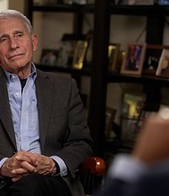 Dr Sanjay Gupta talks to Dr Anthony Fauci about his new memoir.
Mandatory Credit:	CNN via CNN Newsource