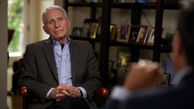 Dr Sanjay Gupta talks to Dr Anthony Fauci about his new memoir.
Mandatory Credit:	CNN via CNN Newsource