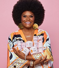 Tabitha Brown with Donna's Recipe product line