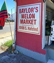 Baylor’s Melon Market, located at 101st and Halsted, has been in existence for 6o years, provided the best quality watermelons to the community. PHOTO PROVIDED BY JEREMY BAYLOR.