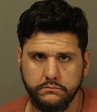 Randallstown High School teacher Carlos Arroyo, has been charged with two felonies: sexual abuse of a minor and sexual offense in the third degree.
Mandatory Credit:	Baltimore County Police Department/WJZ via CNN Newsource