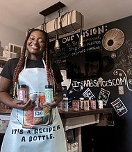 Tarsha Epps, owner of It’s A Recipe in A Bottle, used her gift of cooking to create 25 spice blends, and says there is something for everyone. PHOTO PROVIDED BY TARSHA EPPS.