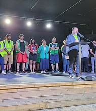 Representatives from organizations in Austin, Humboldt Park, Garfield Park and Little Village joined a convening at the Institute for Nonviolence Chicago as part of Scaling Community Violence Intervention for a Safer Chicago (SC2).
PHOTO PROVIDED BY METROPOLITAN PEACE INITIATIVES.