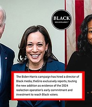 President Joe Biden, Vice President Kamala Harris, and Jasmine Harris