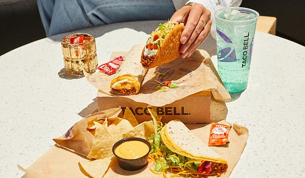 Taco Bell's new value meal provides a 55% discount off suggested menu prices.
Mandatory Credit:	Taco Bell Corp. via CNN Newsource