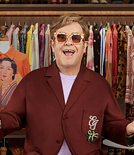 Elton John is selling off items from his wardrobe to raise funds for the Elton John AIDS Foundation. eBay Inc.