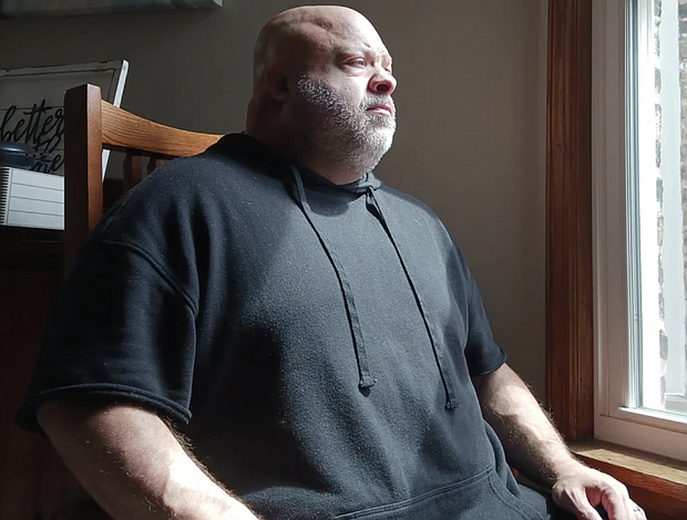 Jeffrey Odwazny has battled an addiction to ultraprocessed foods for most of his life. Laura Oliverio/CNN