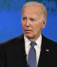 Former President Donald Trump and President Joe Biden debate at CNN's Atlanta studios on June 27, 2024. Will Lanzoni/CNN