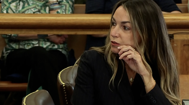 Karen Read in the courtroom during opening statements in her trial. Pool/Court TV