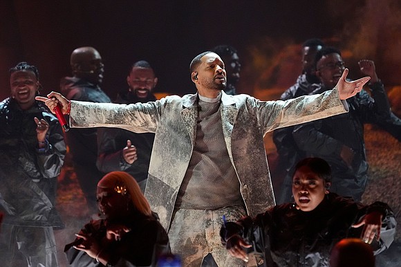 Will Smith brought flames and faith to the stage at the BET Awards on Sunday.