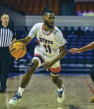 Chesapeake native and Trojans guard Kendall Bynum returns to the team this year.