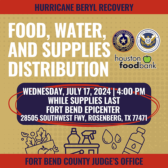 Fort Bend County Judge KP George, in collaboration with the Office of Emergency Management and the Houston Food Bank, will …