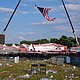 A campaign rally site for former President Donald Trump is empty and littered with debris Saturday, July 13, in Butler, Pennsylvania.
Mandatory Credit:	Evan Vucci/AP via CNN Newsource