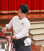 Naomi Pomeroy, renowned chef and “Top Chef Masters” star, died in a tubing accident in Oregon over the weekend, local authorities said. She was 49.
Mandatory Credit:	Nicole Wilder/NBCUniversal/Getty Images via CNN Newsource