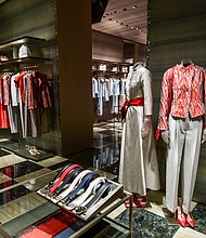 Italy’s competition authority is investigating whether Armani and Dior misled consumers about their production methods, and pictured is an Armani store in Milan, Italy in May 2020.
Mandatory Credit:	Miguel Medina/AFP/Getty Images/File via CNN Newsource