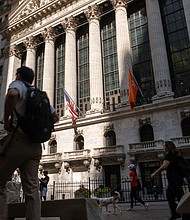 Wall Street's tech selloff comes just one day after the Dow and S&P 500 both reached record highs.
Mandatory Credit:	Spencer Platt/Getty Images/File via CNN Newsource