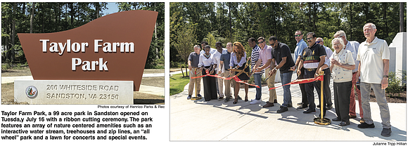 A new public park spanning 99 acres opened Tuesday in Sandston, expanding Henrico County’s recreational offerings. Taylor Farm Park, located …