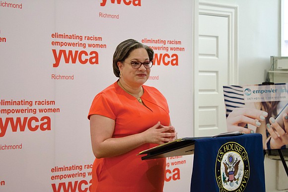 U.S. Rep. Jennifer L. McClellan, D-Va., presented YWCA Richmond with a $1,666,279 check Tuesday to support the organization’s services for …