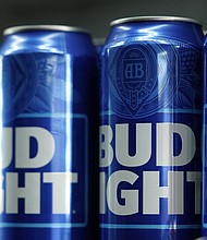 Bud Light has fallen to third place in retail sales at US stores.
Mandatory Credit:	Matt Slocum/AP via CNN Newsource