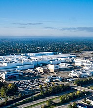 General Motors Lansing Grand River Assembly/Stamping Wednesday, October 13, 2021 at 920 Townsend Street in Lansing, Michigan. (Photo by John F. Martin for General Motors)