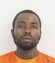 Jaylon Jennings is seen in a July 11, 2023, booking image provided by Cuyahoga County Sheriff's Department.
Mandatory Credit:	Cuyahoga County Sheriff's Department/AP via CNN Newsource