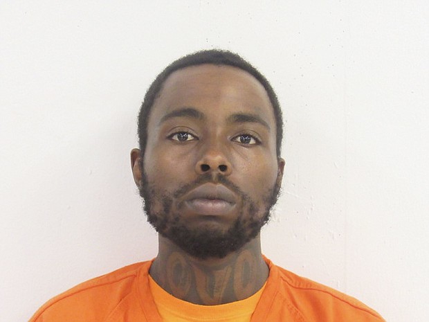 Jaylon Jennings is seen in a July 11, 2023, booking image provided by Cuyahoga County Sheriff's Department.
Mandatory Credit:	Cuyahoga County Sheriff's Department/AP via CNN Newsource