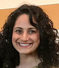 Samantha Woll, the board president of the Isaac Agree Downtown Synagogue in Detroit, was allegedly murdered by Michael Manual Jackson-Bolanos.
Mandatory Credit:	Isaac Agree Downtown Synagogue via CNN Newsource