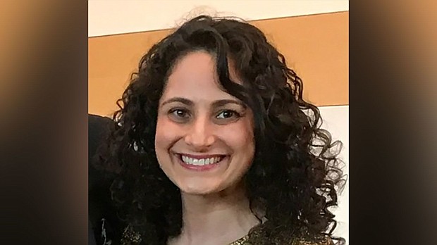Samantha Woll, the board president of the Isaac Agree Downtown Synagogue in Detroit, was allegedly murdered by Michael Manual Jackson-Bolanos.
Mandatory Credit:	Isaac Agree Downtown Synagogue via CNN Newsource