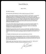 President Joe Biden has dropped out of the 2024 presidential race.
Mandatory Credit:	Joe Biden/X via CNN Newsource