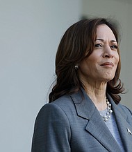 Vice President Kamala Harris, pictured during a reception celebrating Jewish American Heritage Month at the White House on May 20, is rapidly consolidating support from the Democratic Party.
Mandatory Credit:	Anna Moneymaker/Getty Images via CNN Newsource