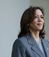 Vice President Kamala Harris, pictured during a reception celebrating Jewish American Heritage Month at the White House on May 20, is rapidly consolidating support from the Democratic Party.
Mandatory Credit:	Anna Moneymaker/Getty Images via CNN Newsource
