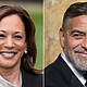 George Clooney endorsed Vice President Kamala Harris in a statement to CNN on July 23.
.
Mandatory Credit:	Alex Brandon/AP/Angela Weiss/AFP/Getty Images via CNN Newsource