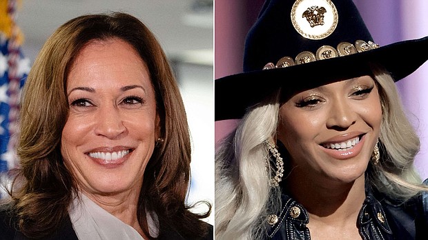Vice President Kamala Harris' team got approval from Beyoncé’s representatives to use her song "Freedom" throughout her presidential campaign, according to sources.
Mandatory Credit:	AFP/Getty Images for iHeartRadio via CNN Newsource