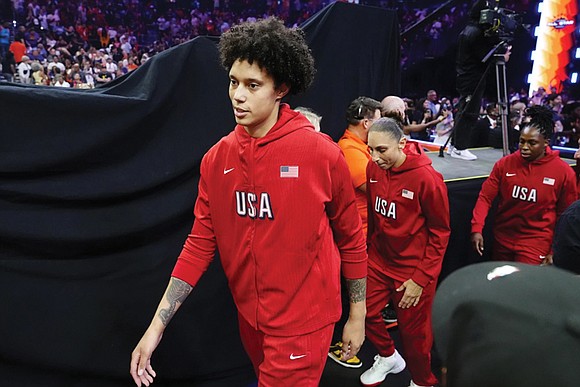 There were times Brittney Griner thought she would never wear a USA Basketball jersey again.