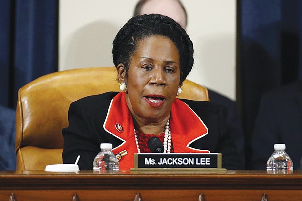 Rep. Sheila Jackson Lee, D-Texas, speaks during a House Judiciary Committee meeting, Dec. 13, 2019, on Capitol Hill. Lee died Friday, July 19, 2024, after battling pancreatic cancer, according to her chief of staff.