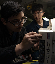 Aviation Electrician’s Mate Airman Jose Garza
Photo by Petty Officer 2nd Class Caylen McCutcheon
USS Nimitz (CVN 68)