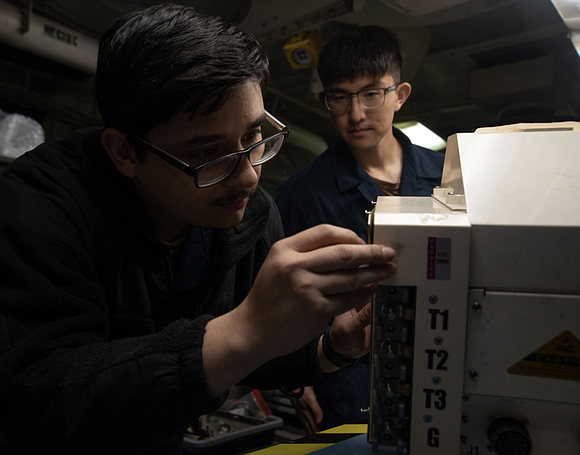 Houston’s very own Aviation Electrician’s Mate Airman Jose Garza exemplifies dedication and technical prowess aboard the aircraft carrier USS Nimitz …