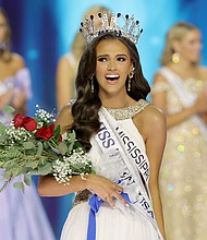 Addie Carver of Mississippi onstage at the annual Miss Teen USA pageant.
Mandatory Credit:	Kevin Winter/Getty Images via CNN Newsource