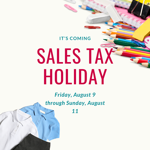 As the back-to-school season approaches, the annual Sales Tax Holiday offers a prime opportunity to support local businesses while saving …