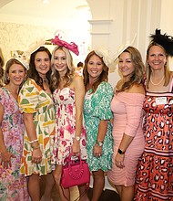 Ladies at the 19th Annual Fort Bend Spring Brunch: Hats, Gloves, and Boutonnières