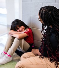 Student with Student Support Manager/Courtesy Communities In Schools of Houston