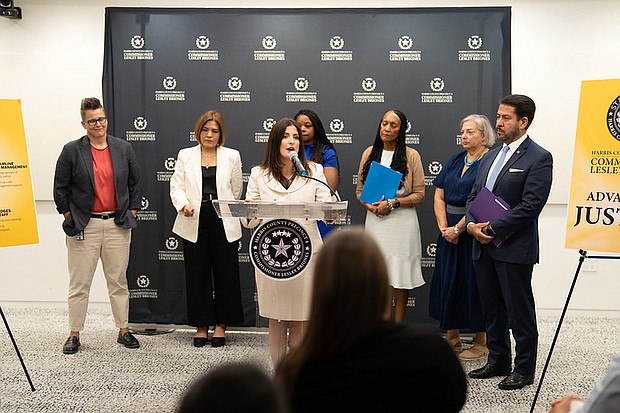 Harris County Precinct 4 Commissioner Lesley Briones