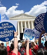 Reproductive rights activists demonstrate in front of the Supreme Court in Washington, DC, on June 24.
Mandatory Credit:	Jim Watson/AFP/Getty Images/File via CNN Newsource