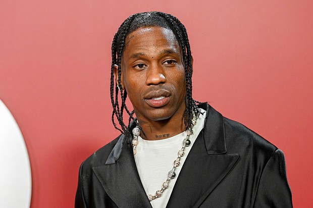 Travis Scott seen in Los Angeles last November was arrested in Paris after getting into a fight with his bodyguard, authorities in the French capital said.
Mandatory Credit:	Gilbert Flores/Variety/Getty Images via CNN Newsource