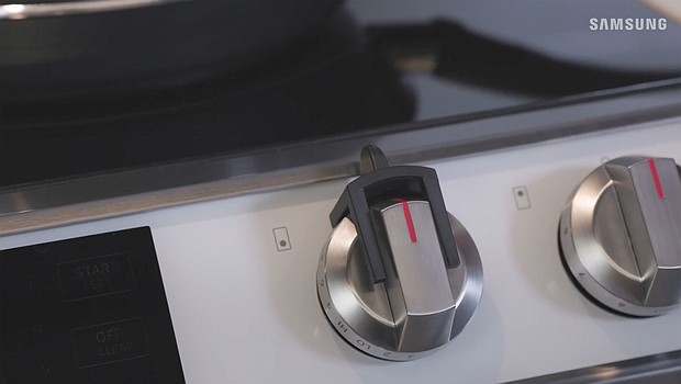 Knob locks for Samsung range.
Mandatory Credit:	Samsung via CNN Newsource