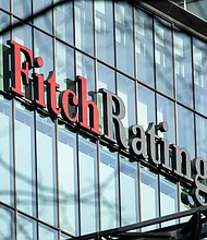 Fitch Ratings at the heart of Canary Wharf financial district on 6th February 2024 in London, United Kingdom.
Mandatory Credit:	Mike Kemp/In Pictures/Getty Images via CNN Newsource