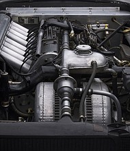 The 1954 Mercedes W196 Streamliner engine.
Mandatory Credit:	Sotheby's via CNN Newsource