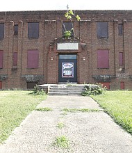 The current state of the former Richmond Community Hospital building, constructed in 1932.