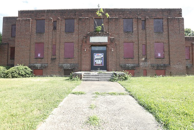 The current state of the former Richmond Community Hospital building, constructed in 1932.